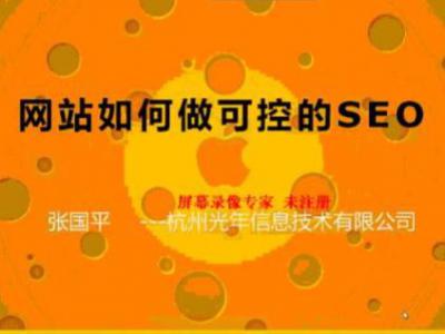 光年（張國(guó)平）seo視頻教程